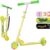 MEE GOO Scooter for Kids Ages3, 2 Wheels Gift Scooters for Girls Boys, Easy Folding Kids Scooter with 3 Levels Adjustable Handlebar and Rear Brake