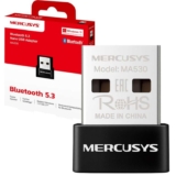 MERCUSYS MA530 Bluetooth 5.4 Adapter for PC, USB Bluetooth Dongle Nano Receiver, BLE Technology, Long Range, Plug & Play