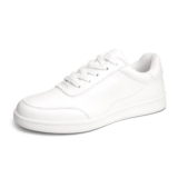 MIXIN Womens Lace-up Low-Top Sneakers, White, Size 7