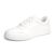 MIXIN Womens Lace-up Low-Top Sneakers, White, Size 7