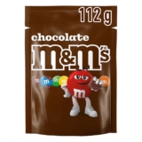 M&Ms Chocolate Pouch, 112g – (S/S £1.21)