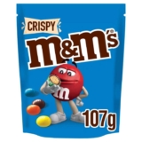 M&Ms Crispy Milk Chocolate Bites Pouch Bag 107g instore Leyton