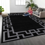 MOONLIGHT20015 Rugs Living Room 120 x 170 cm – Greek Key Style Shipped / Sold by MoonlightBedding