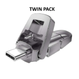 MOVESPEED 512GB USB-C Flash Drive ( Twin Pack / Upto 1090MB/s / USB3.2Gen1 USB-C & USB-A dual connectors / YSUYVP10-512GSR ) w/voucher