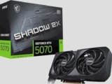 MSI GeForce RTX 5070 12G SHADOW 2X OC Graphics Card – RTX 5070 GPU, 12GB GDDR7 Free PRAGMATA