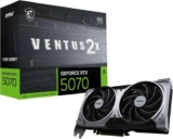 MSI GeForce RTX 5070 12G VENTUS 2X OC Graphics Card – 12GB GDDR7 (28Gbps/192-bit), PCIe 5.0 – with voucher
