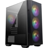 MSI MAG FORGE M100R Midi Tower Gaming Computer Case, Black