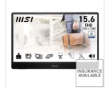 MSI PRO MP161 E2U – 15.6IN – FHD IPS – 60Hz – Portable Monitor – Black