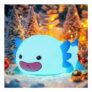 MUMUQ Axolotl Silicone Night Light, Dimmable LED Lamp