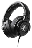 Mackie MC-250 Professional Over-Ear Closed-Back Headphones With 50mm Transducers for Studio Monitoring, DJs, Home Listening