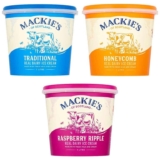 Mackies of Scotland Real Dairy Ice Cream 1L (Traditional / Honeycomb / Raspberry Ripple)