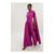 Magenta Tall Tailored Drape Cape Wide-Leg Jumpsuit