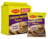 Maggi Instant Noodles Chow Mein / Curry / Chicken Flavour 4 x 59.2g