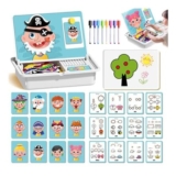 Magnetic Double-Sided Face Dress-up Travel Toy for Kids