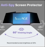 Magnetic Privacy Screen Filter for MacBook 13 Inch Anti-Blue Light Easy On/Off – Silver 13.3 Air/Pro