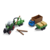 Maisto Mini Working Machines 4 PACK OF FENDT Tractor, Truck Incredibly Detailed Die-Cast