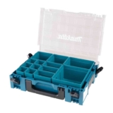 Makita 191X80-2 Makpac Organizer with Clear Lid 13 Inserts for Tools Storage