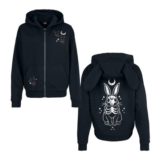 Man Cute Morbid Hoodie Jacket Black by Full Volume by EMP