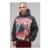 Man Oversized Boxy Acid Wash Heavy Metal Graphic Distressed Hoodie