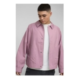 Man Oversized Boxy Raglan Twill Harrington Jacket