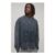 Man Oversized Boxy Washed Waffle Applique Varsity Long Sleeve T-Shirt