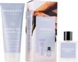 ManCave Nordic Spa Mens Fragrance Gift Set, 50ml Nordic Spa Eau de Toilette, 200ml Shower Gel, Natural Perfume Set, Fragrance for men, Perfume bundle, present idea for dad