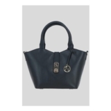 Maristella Real Leather Handbag with Detachable Crossbody Strap