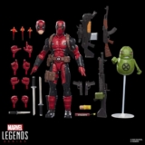 Marvel Legends Maximum Series Deadpool Action Figure with Doop, Red