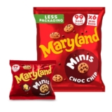 Maryland Minis Cookies – Choc Chip 6 Mini Bags 118.8g – Clubcard Price