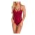 Marysgift Womens Backless Lace Cup Bodysuit Nightwear Red