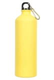 Matt Finish Water Bottle with Karabiner 1L (Yellow) – With Code