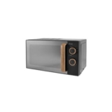 Matte Black Scandi 17L Manual Microwave