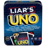 Mattel Games Liars UNO Card Game in Travel & Storage Tin