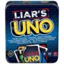 Mattel Games Liars UNO Card Game in Travel & Storage Tin