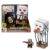 Mattel Minecraft Action Figure Set, Blast Attack Ghast with Lights, Sounds, Launcher & Projectile, JFB69