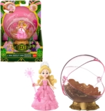 Mattel Universal Pictures Wicked Glindas Floating Bubble Toyset with Vehicle & Glinda Small Doll in Signature Look, Inspired by the Movie, JFM25