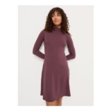 Mauve Long Sleeve Mini Dress
