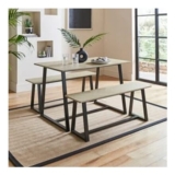 Maven 4 Seater Dining Table and Bench Set