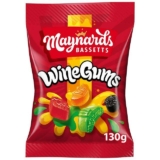 Maynards Bassetts 130g Wine Gums Sweets Bag (Nectar Price)