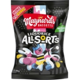 Maynards Bassetts Liquorice Allsorts Sweets Bag, 350g – £1.66 / £1.49 S&S