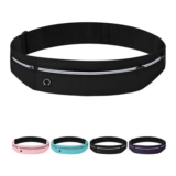 Mayoii Unisex Invisible Running Belt, Multi-Pocket, Adjustable Velcro, Black Large