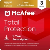McAfee Total Protection 3-Devices 2026 Amazon Exclusive 15 Months – Sold by Amazon Media EU S.à r.l.