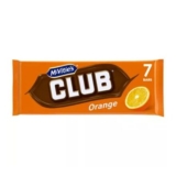 McVities Club Orange Biscuit Bars (7 Pack)