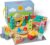 Melissa & Doug Blockables Town Snap and Play Educational Toy Set for Children Wooden Building Blocks Age 2 – FSC Certified