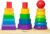 Melissa & Doug Geometric Stacker – Wooden Educational Toy – Shape Sorter And Stacking Toy, Stacking Tower Toy For Babies, Toddlers And Kids Ages 2