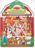 Melissa & Doug Puffy Sticker Play Set – On the Farm – 52 Reusable Stickers, 2 Fold-Out Scenes Restickable Farm Sticker Book, Puffy Farm Animals Removable Stickers For Kids Ages 4 – FSC Certified
