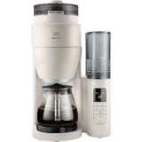 Melitta AromaFresh Pro X Filter Coffee Machine with grinder Warm grey original coffee filters – with code