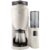 Melitta AromaFresh Pro X Filter Coffee Machine with grinder Warm grey original coffee filters – with code