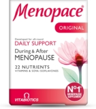 Menopace Original by Vitabiotics – 30-Day Menopause & Perimenopause Supplement Tablets – UKs No.1 Menopause Supplement Brand