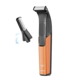 Mens 2-in-1 Body & Pubic Hair Trimmer, IPX6, USB-C Cordless